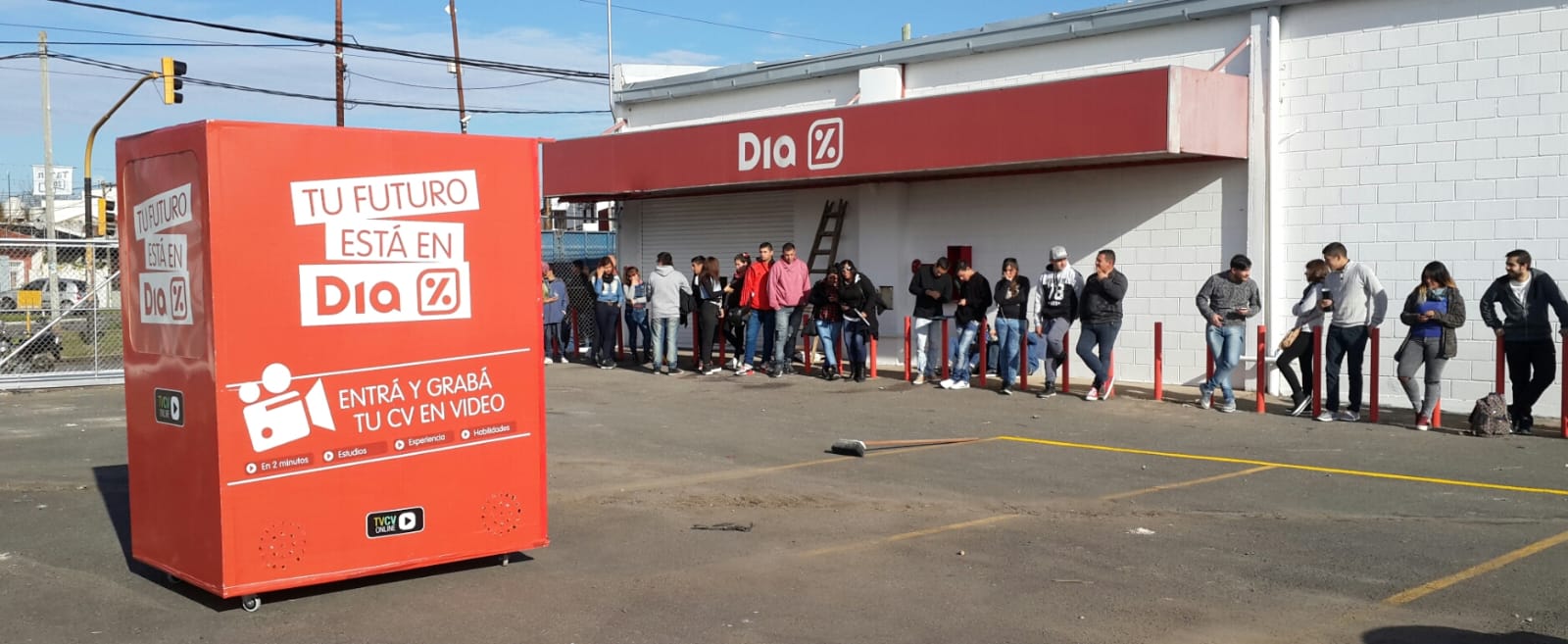 Apertura tienda DIA, La Plata